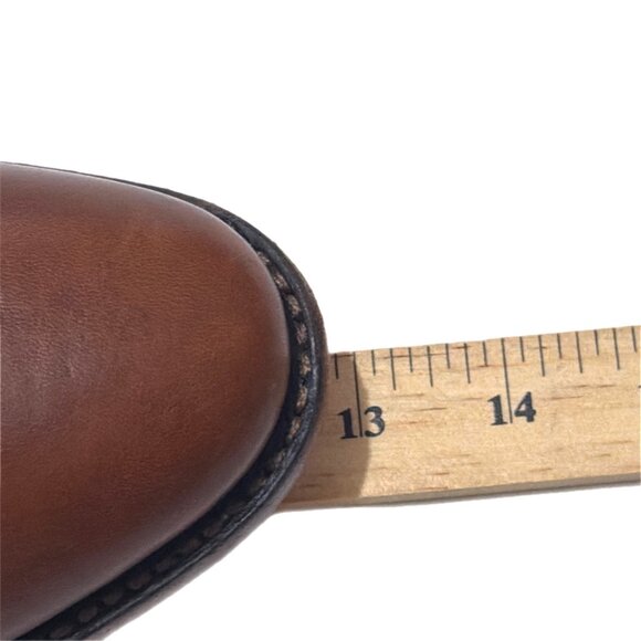 Johnston & Murphy Shoes Mens 12 Brown Leather Oxford Career Event Dandy Academia